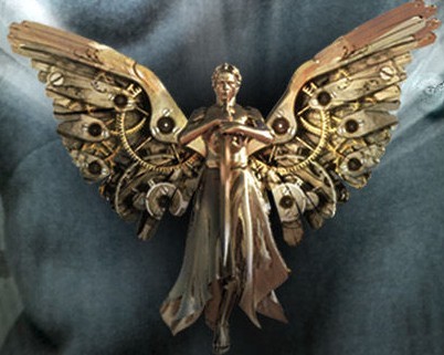 angel mecánico colgante tessa