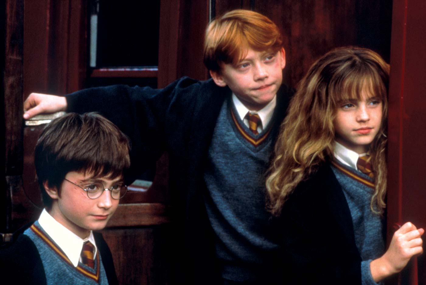harry ron hermione hp 1