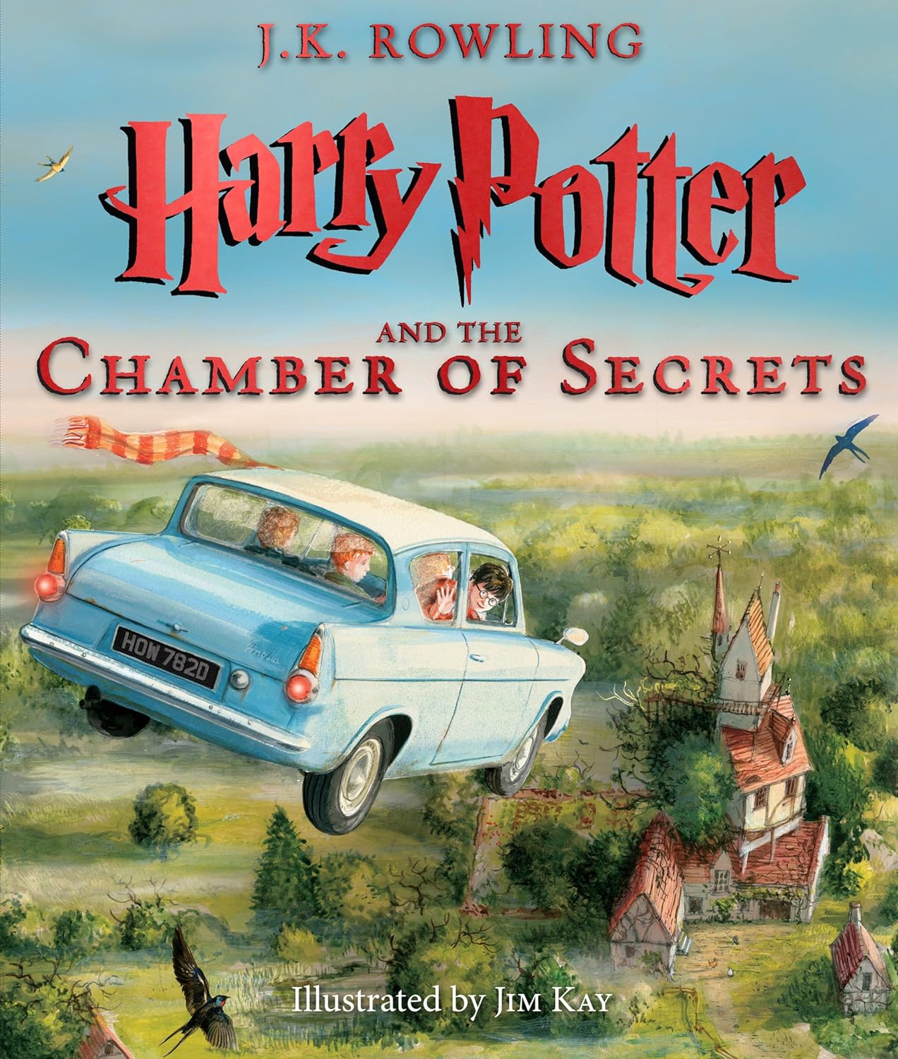 art style book cover: chamber of secrets