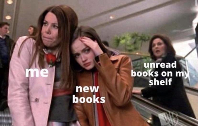 unread books - new books meme