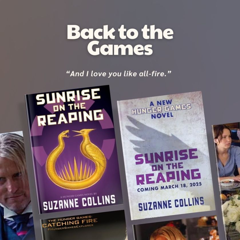 book cover and quotes - sunrise on the reaping