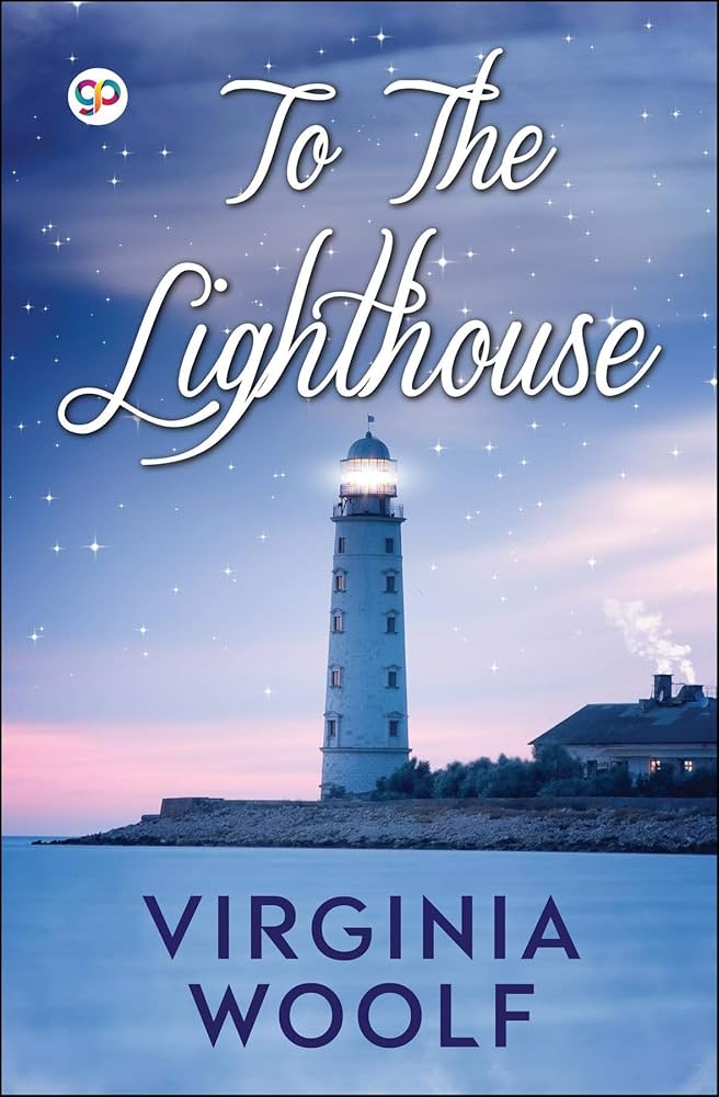 book blue cover - to the lighthouse 