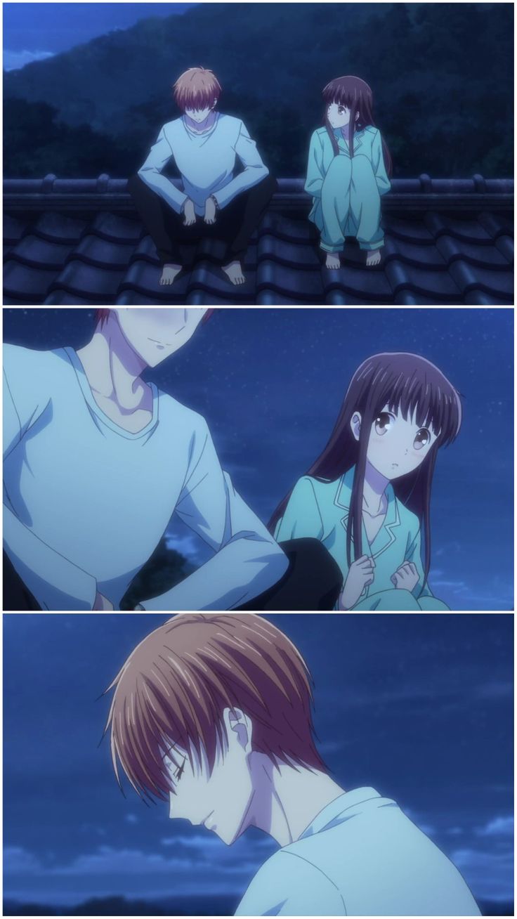 Fruits Basket rooftop kyo