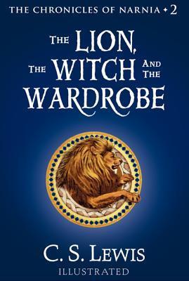 blue cover book cover yellow: the lion the witch and the wardrobe