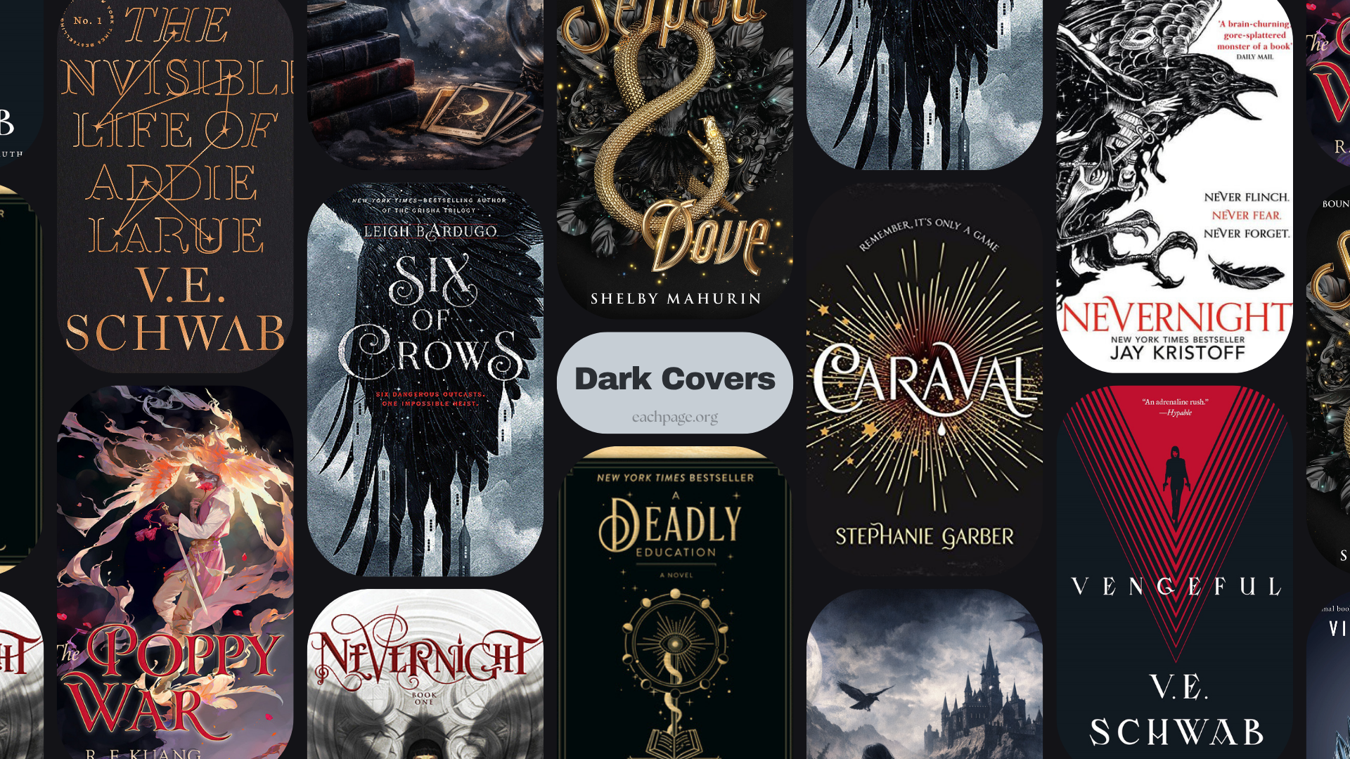 11 Books with Dark Covers [That are not Mystery] – EachPage